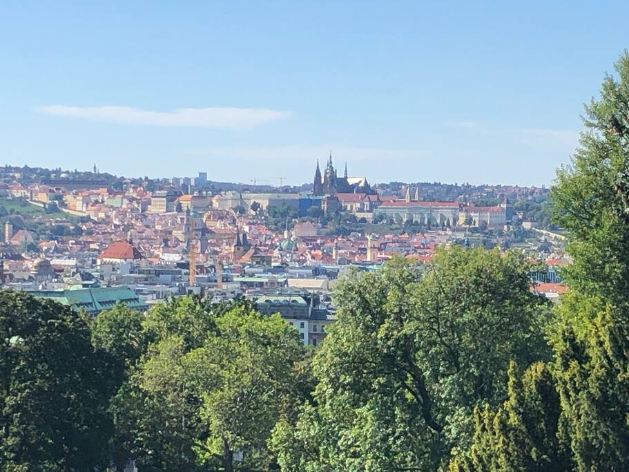 Panoramic Prague's Scooter Tour, for two (audio guide)