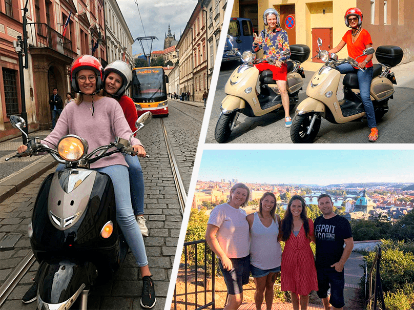 Scooter tour in Prague
