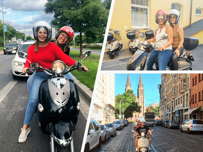 Scooter tour in Prague