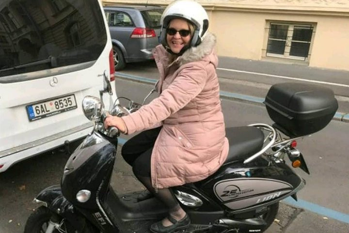 Panoramic Prague's Scooter Tour, for two (audio guide)