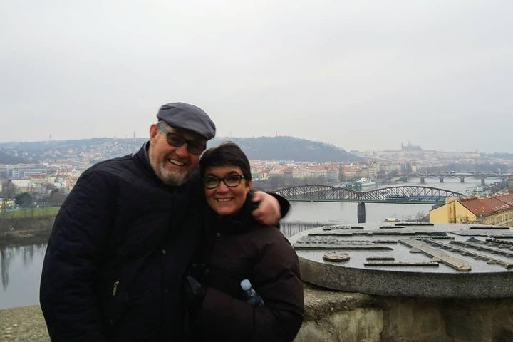 Panoramic Prague's Scooter Tour, for two (audio guide)